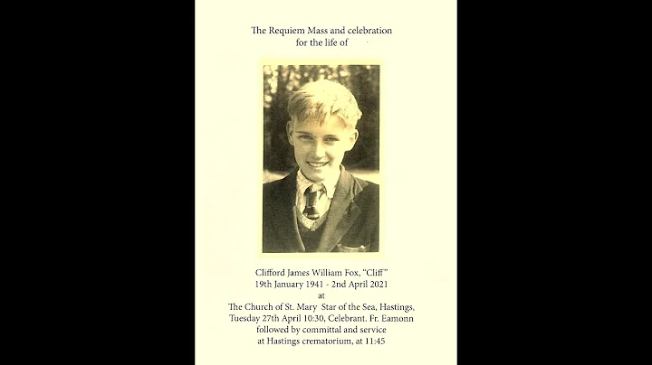 Funeral Mass for Clifford Fox April 27, 2021