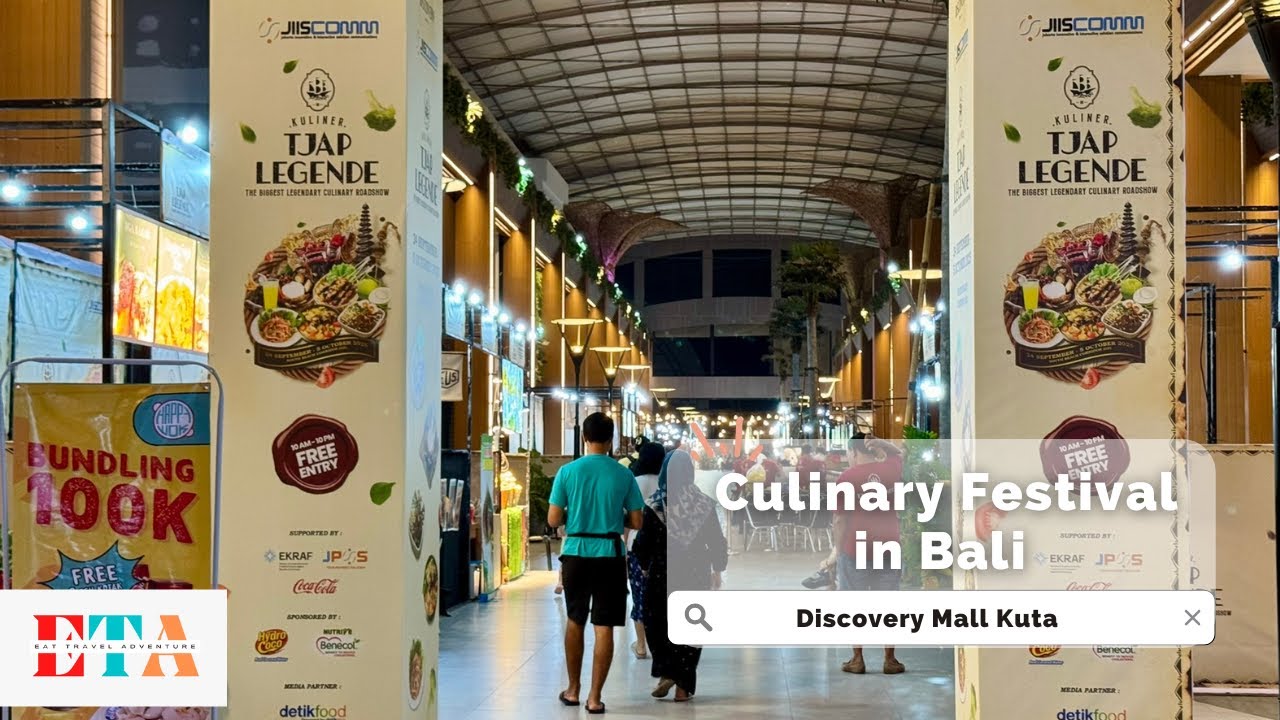Кулинарный фестиваль Tjap Legende Bali | Уличная еда в Discovery Mall Kuta