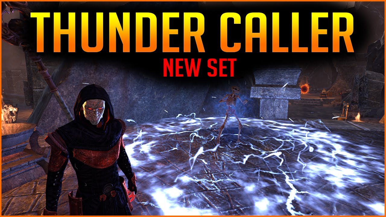 Thunder Caller Set ESO - New Light Armor Set 🔥Waking Flame DLC🔥