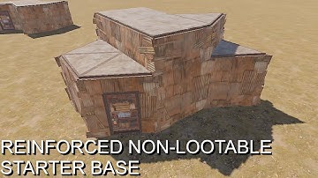 REINFORCED UNLOOTABLE LOOT ROOM STARTER BASE | UNLOOTABLE TC | RUST 2x1