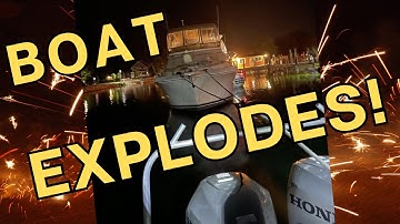 S1E8-GREAT LOOP PREP-A Boat Explodes In Our Marina!