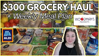 Grocery Haul Over Budget! What $300 Got Us at Woodmans & Aldi