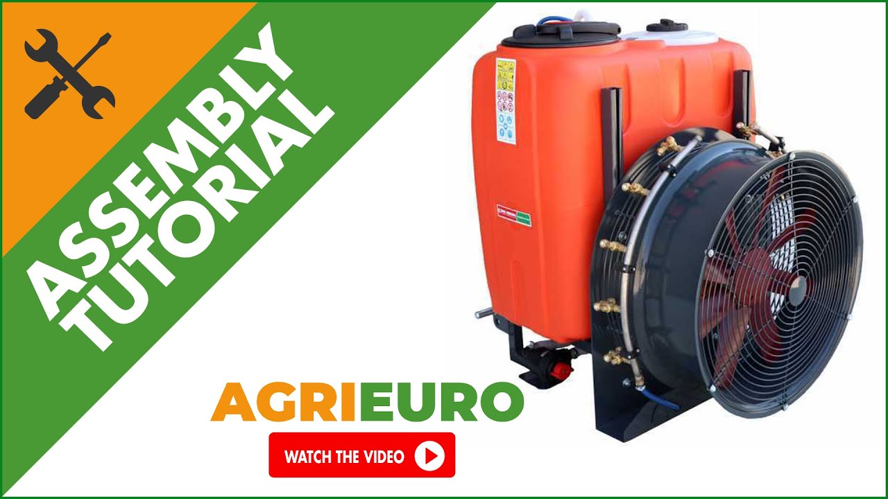 Dal Degan SOFIA 300L Tractor Mounted Mist Blower - for Spraying - YP 70 Pump - Assembly tutorial