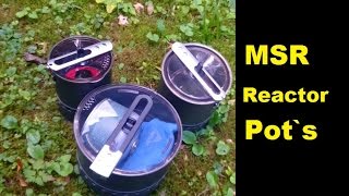 MSR Reactor Stove - Pot options !