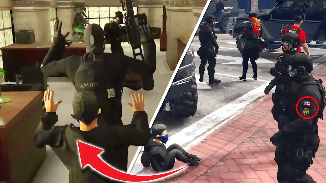 Nos Entregamos A La Policia En GTA RP