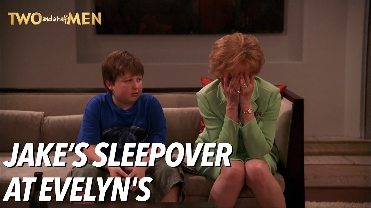 Jake's Sleepover at Evelyn's | Two and a Half Men