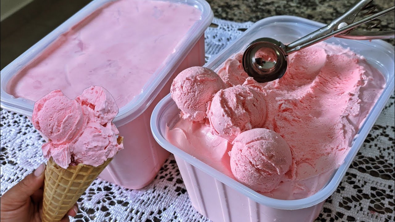 NÃO ACREDITO 😱 4 LITROS DE SORVETE /SEM LEITE CONDENSADO 🔥💰