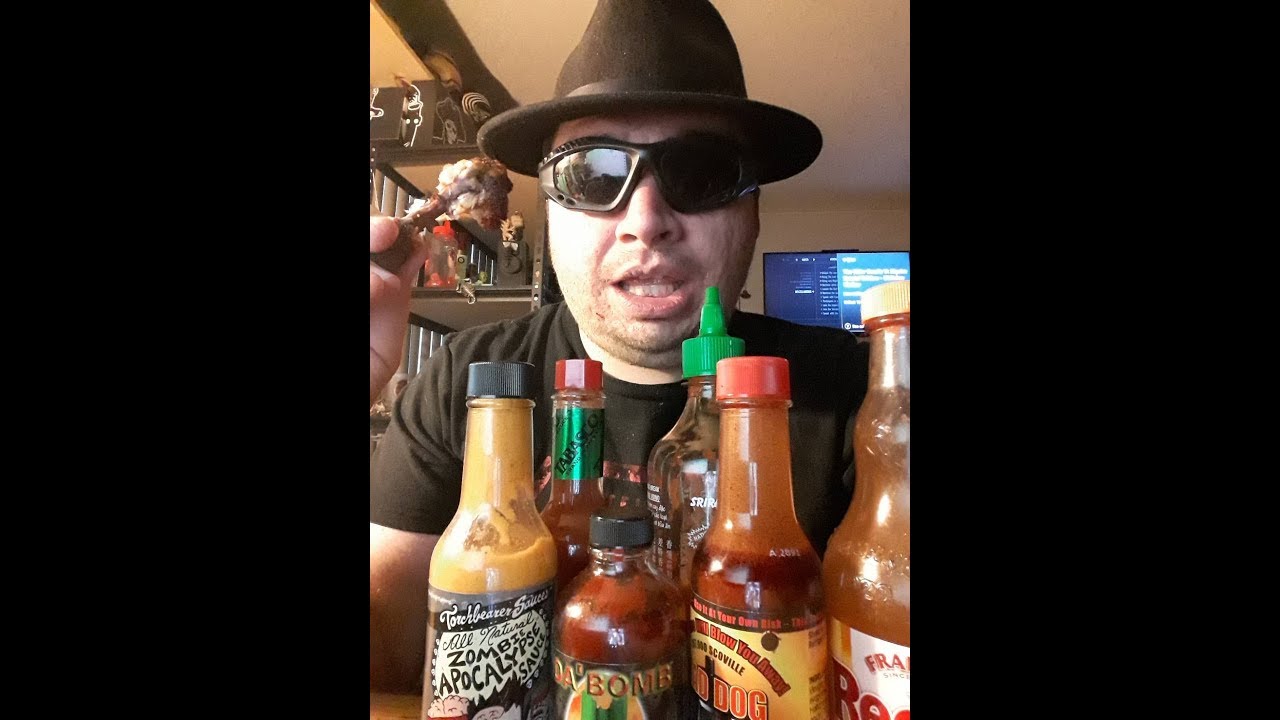 Mulluns tries a Hot Ones line up of Hot Sauces