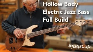 An electric jazz bass with a difference!  #jurgscup bass guitar  full build video