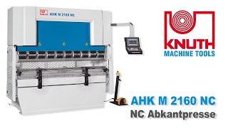 KNUTH AHK M 2160 NC - Die kompakte Biegelösung mit motorischer R-Achse