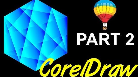 Corel draw Tips & Tricks 6 Sided Polygon and Make THIS Part 2