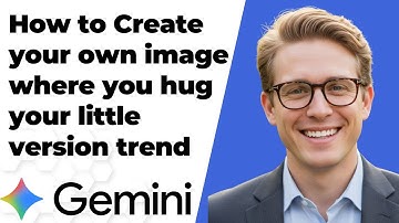 How to Create your own image where you hug your little version 🥺Google gemini trend(FULL GUIDE 2025)