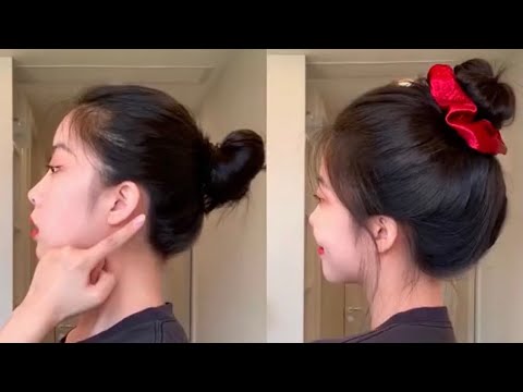 Tiktok Trung] Hướng Dẫn Cách Búi Tóc Xinh Như Idol 😦💁🏻‍♀️💃🏻 - Youtube