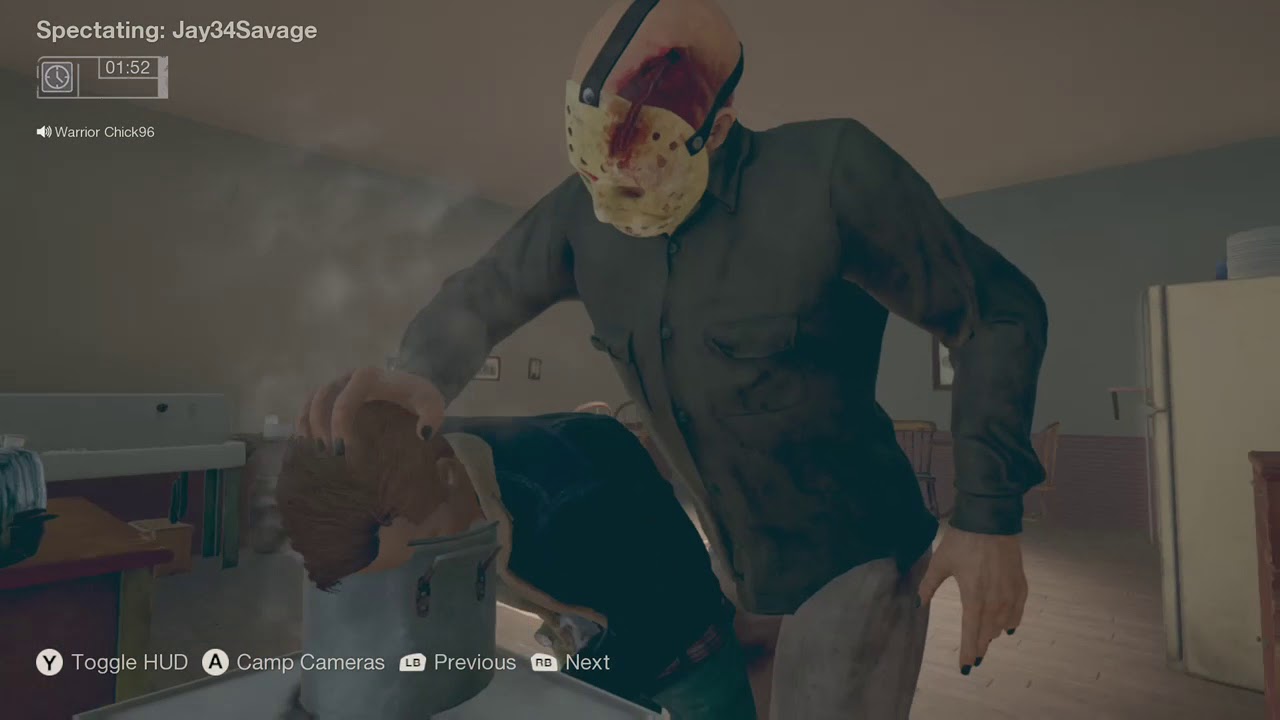 Friday, the 13th game. New Boiling water kill