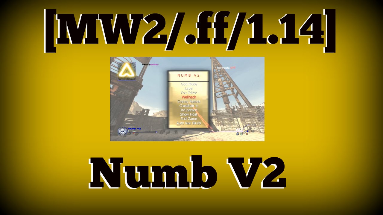 [MW2/.ff/1.14] Numb V2 Mod Menu Blus/Bles  NO JB/JB
