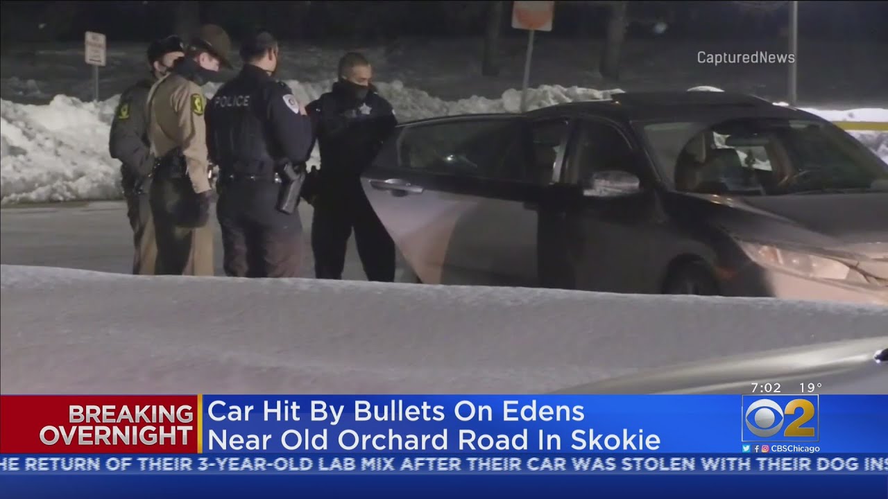 Car Struck By Bullet On Edens Expressway