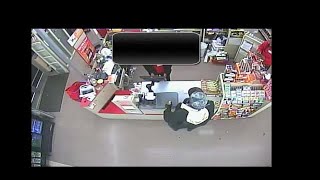 Surveillance video shows armed robbery suspect at Fairview Heights Family Dollar