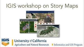 IGIS Workshop - Introduction to ArcGIS Story Maps, December 2023