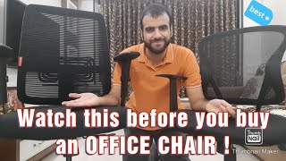 Chair buying guide: Select the Best Office chair in India under Rs 10000 for Work from Home 🔥