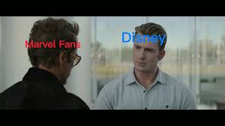 Marvel fans and Disney vs DC fans and Warner bros