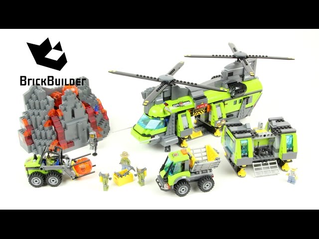 60125 Heavy-Lift Helicopter CITY - Volcano Explorers Collection (7/8) - YouTube