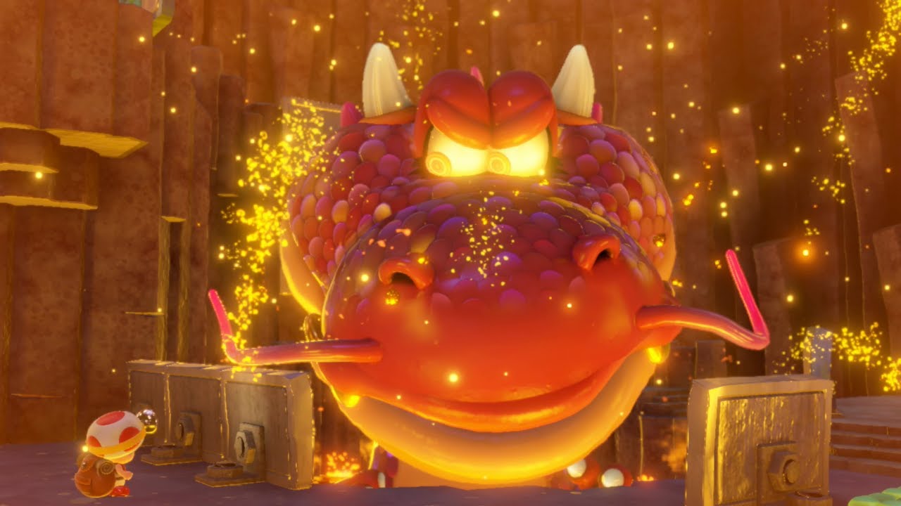 Captain Toad: Treasure Tracker - Putting the King of Pyropuff Peak in ...