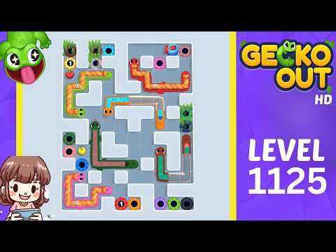 Gecko Out Level 1125 Solution Walkthrough