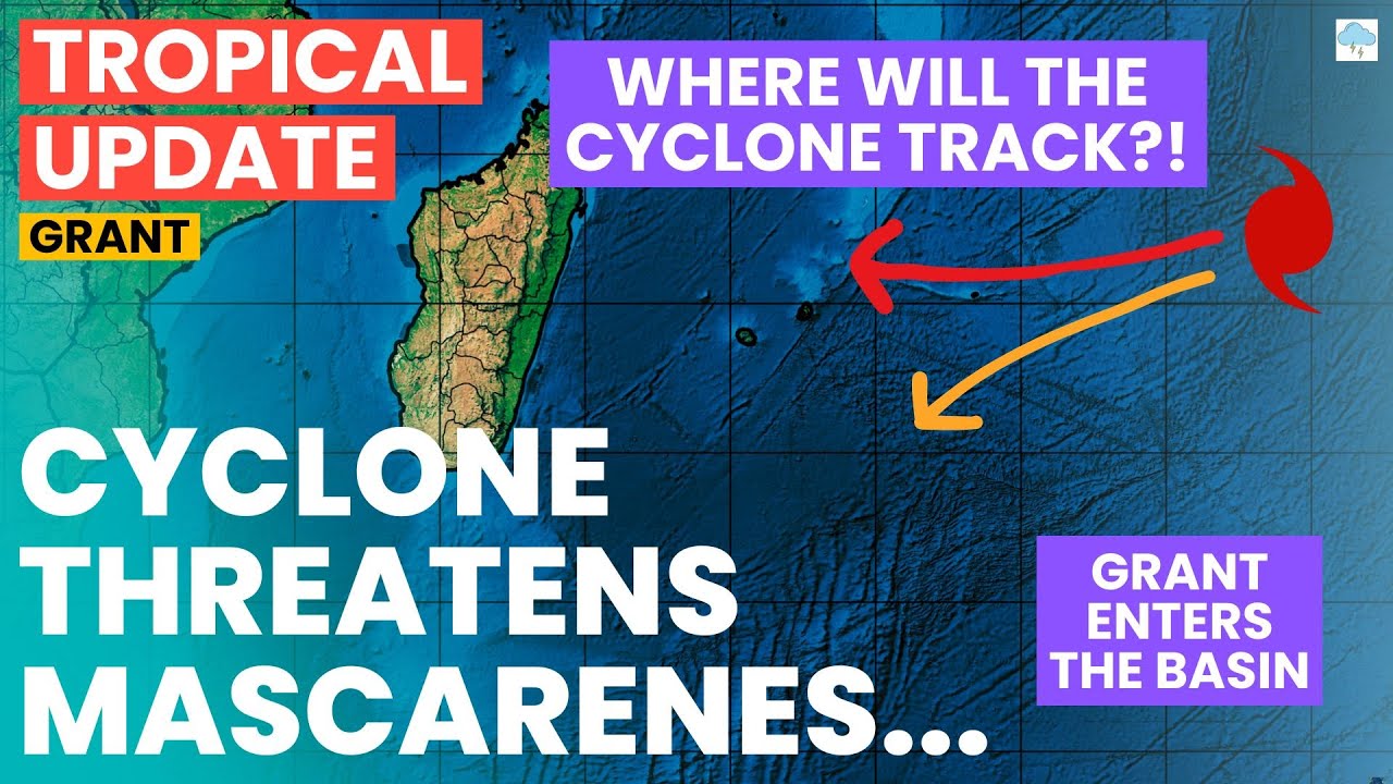 Cyclone Grant Threatening the Mauritius, Rodrigues & Réunion...