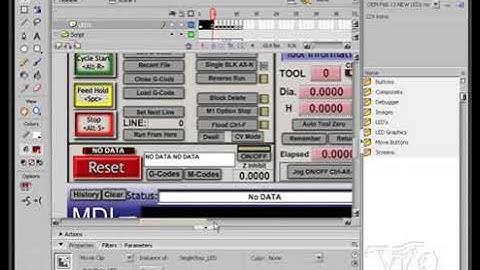 Designing a Number Readout Display Screen for Mach3