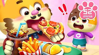 Don't Overeat | Good Habits for Kids | Kids Cartoon | Funny Stories | Mimi and Daddy
