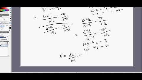 Elasticity of Substitution in Production  Cobb Douglas