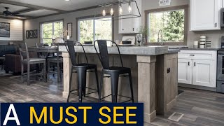 The Amelia by Clayton Homes is a beautiful double wide mobile home Mobile Home Tour