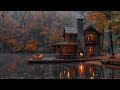 Cozy Lakeside House with Autumn Rain Will Heal Your Stress and Help you Fall Asleep