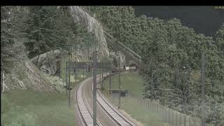 EEP Anlagen  Die Gotthardbahn abwärts - eine Simulation mit EEP16 und Blender 2.8 erstellt