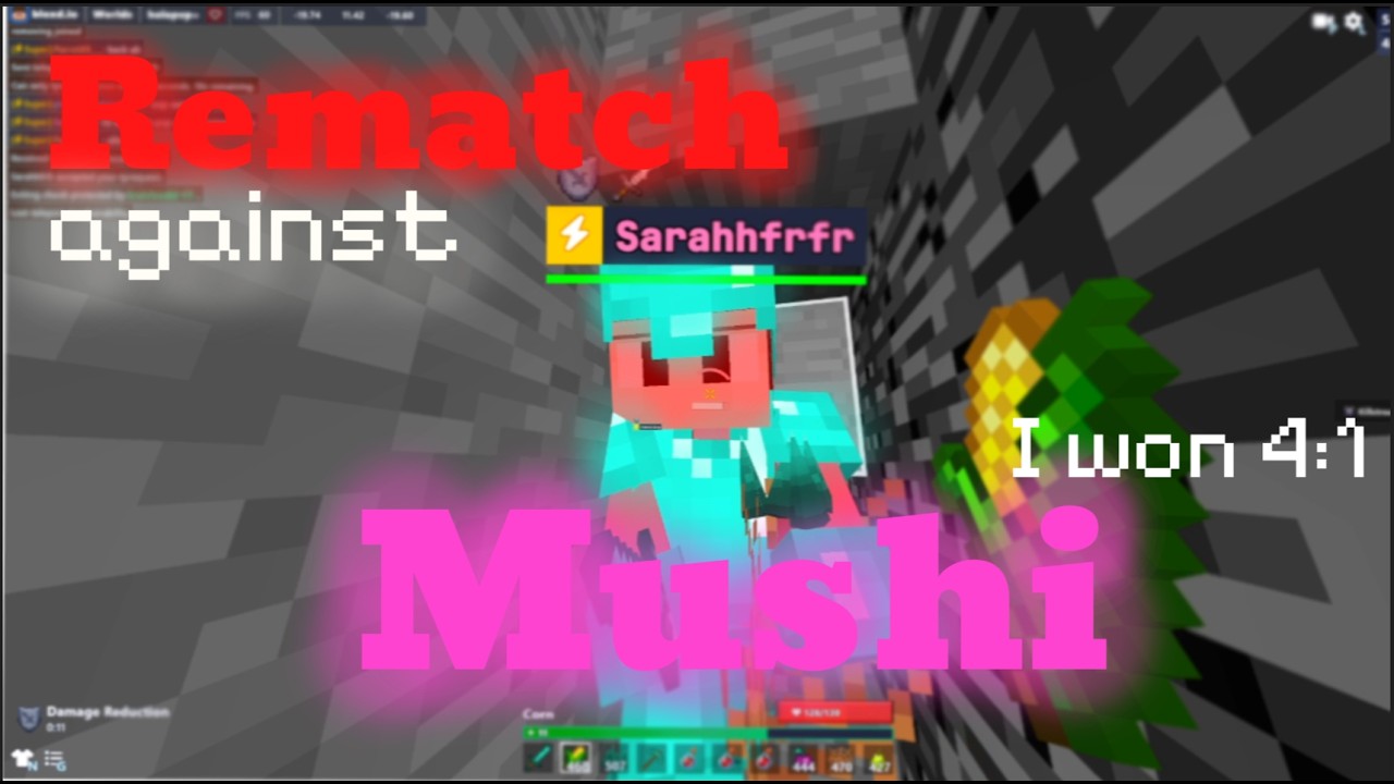 🔥Bloxd.io Hole 1v1 against Mushi {rematch}🔥 #bloxdio #bloxdppvp #bloxdholepvp