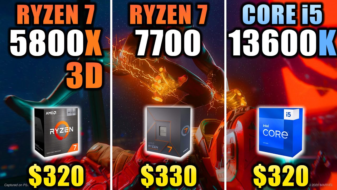 RYZEN 7 7700 vs RYZEN 7 5800X3D vs RYZEN 7 7700X // PC GAMES BENCHMARK TEST