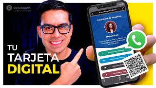 Cómo hacer una TARJETA DE PRESENTACIÓN DIGITAL INTERACTIVA Gratis en tu web - Tutorial paso a paso ✅ screenshot 1