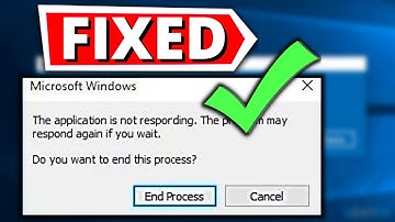 Windows 10 Program Not Responding Fix