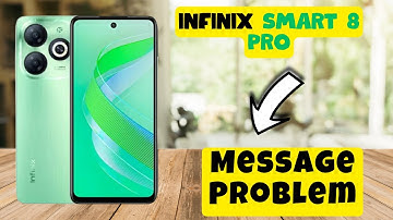 Message Problem Infinix Smart 8 Pro || How to solve message issues || Messgae not working solution