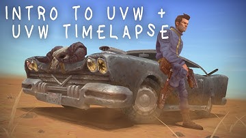 Fallout 2 Game art tutorial / commentary  -  04 UVW intro + timelapse in 3dsmax