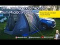 DIY-MicroCamper - Erster Einsatz mit dem neuen Vorzelt (Dacia Dokker Hochdachkombi)