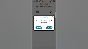 Brain Quiz level 11.6 please turn on all the light bulbs