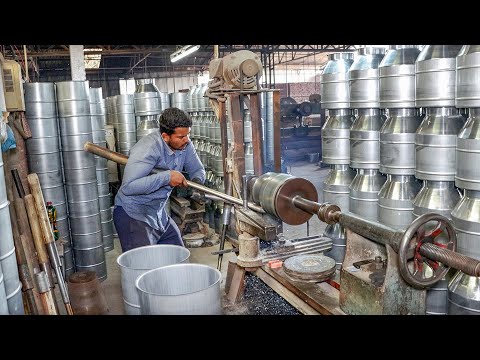 The Amazing Process of Making Milk Cans | Factory Mass Production