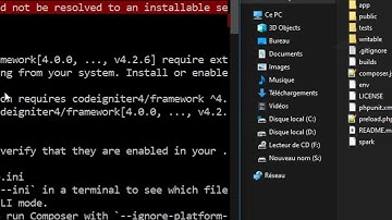 CODEIGNITER INSTALL WITH COMPOSER | ERROR FIXED | NO ERROR|2022