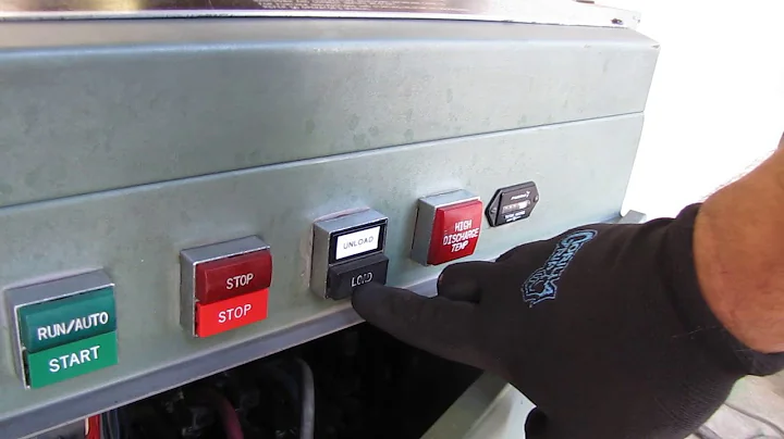 Joy TwistAir 50hp Rotary Screw Air Compressor 460V Only 27,634 hours ingersoll