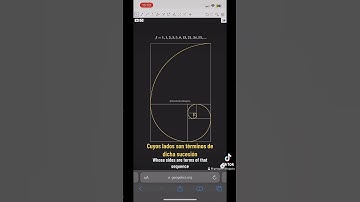 Espiral de Fibonacci | #aprendiendogeogebra #geogebra #geogebrabogota #math #mathematics #maths