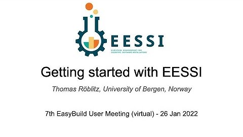 Getting started with EESSI
