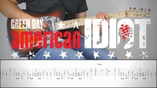 Video thumbnail of "GREEN DAY - AMERICAN IDIOT | Guitar Cover Tutorial (FREE TAB)"