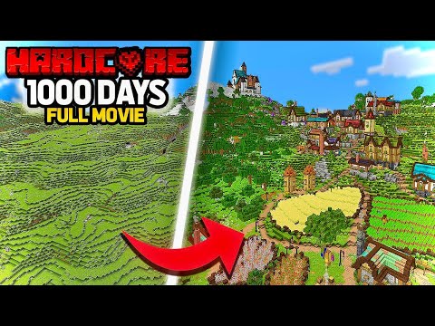 I Survived 1000 Days in Minecraft Hardcore (FULL MOVIE)