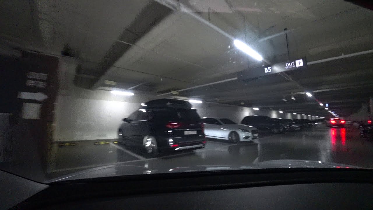 [주차장 영상] 갤러리아포레 주차장 진입 진출